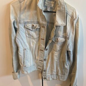 Forever 21 Light Blue Casual Denim Jacket